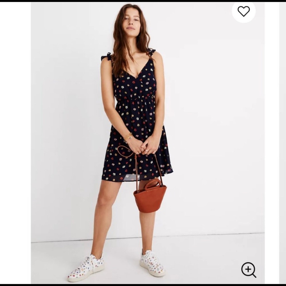 Madewell Ruffle Strap Wrap Dress Size 8